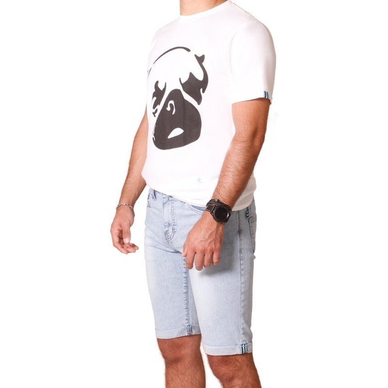 Short Jeans Bermudas Para Hombre Pols Originales Polc-db501b