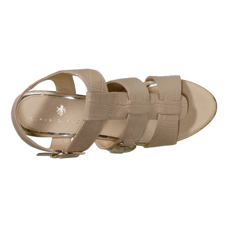 Sandalias Piel Mujer Zuecos Claudio Rocco Cr3008