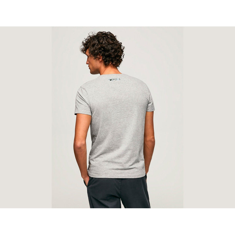 Playera Hombre Pols Polc-trmc003 Algodón