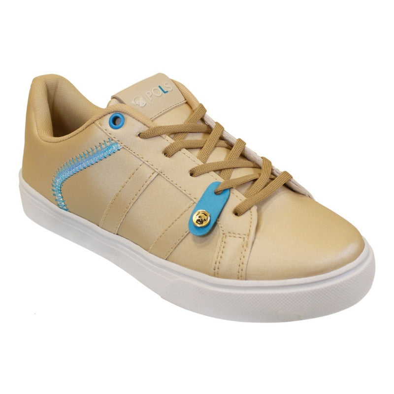 Tenis Mujer Pols Con Agujetas Pol-2016