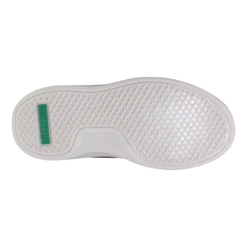 Tenis Polo Club Para Niño Choclo  Pc1191