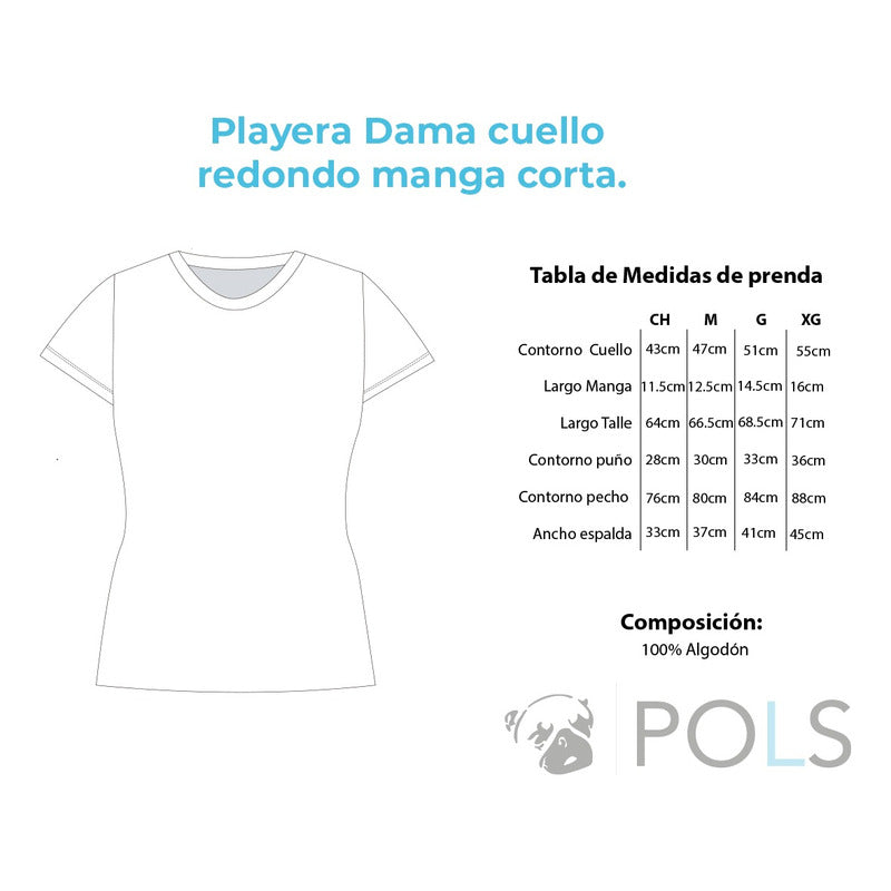 Playera Para Mujer Pols Pold-trmc002