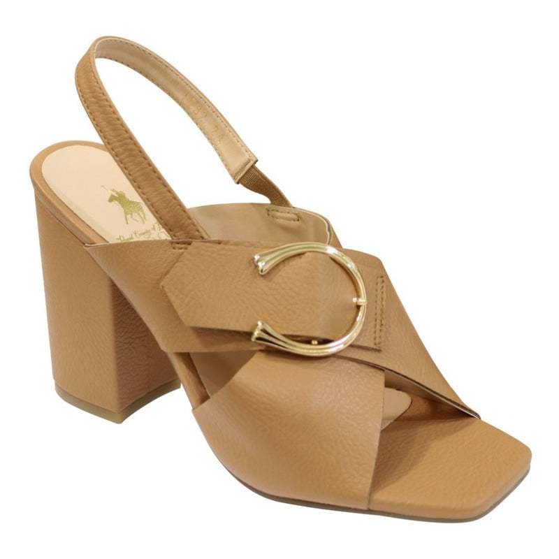 Sandalias Con Tacon Polo Club Pc1232