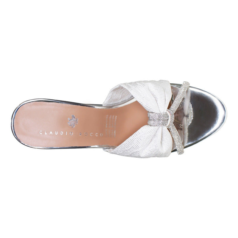 Sandalias Con Tacon Coqueta Claudio Rocco Cr9064