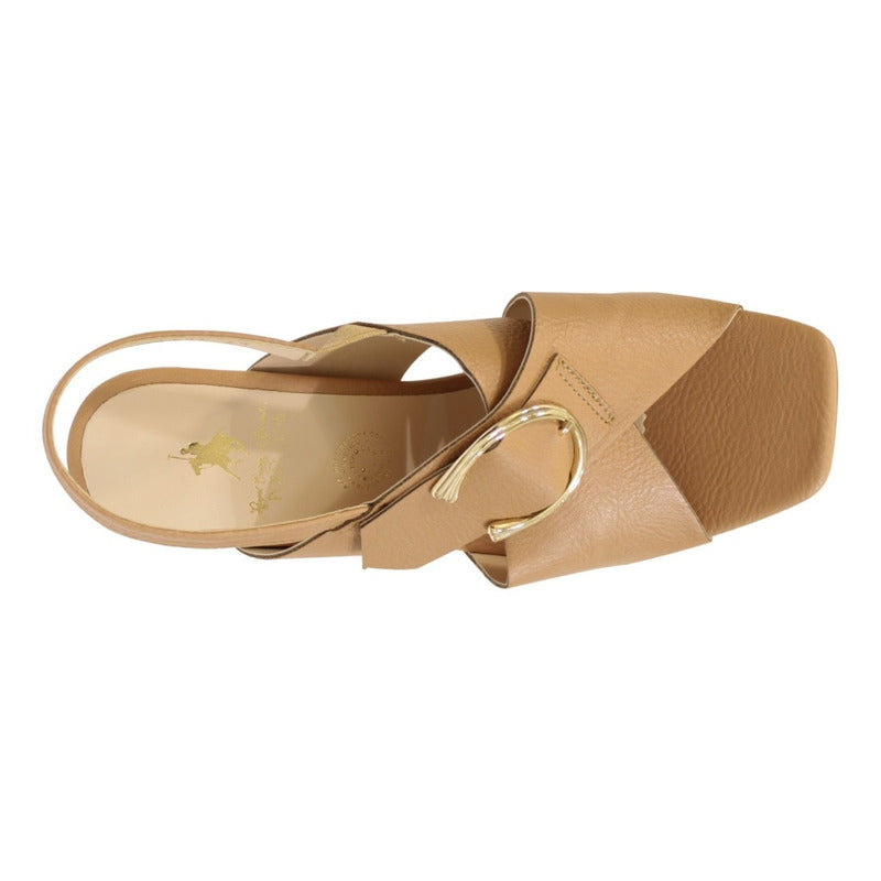 Sandalias Con Tacon Polo Club Pc1232