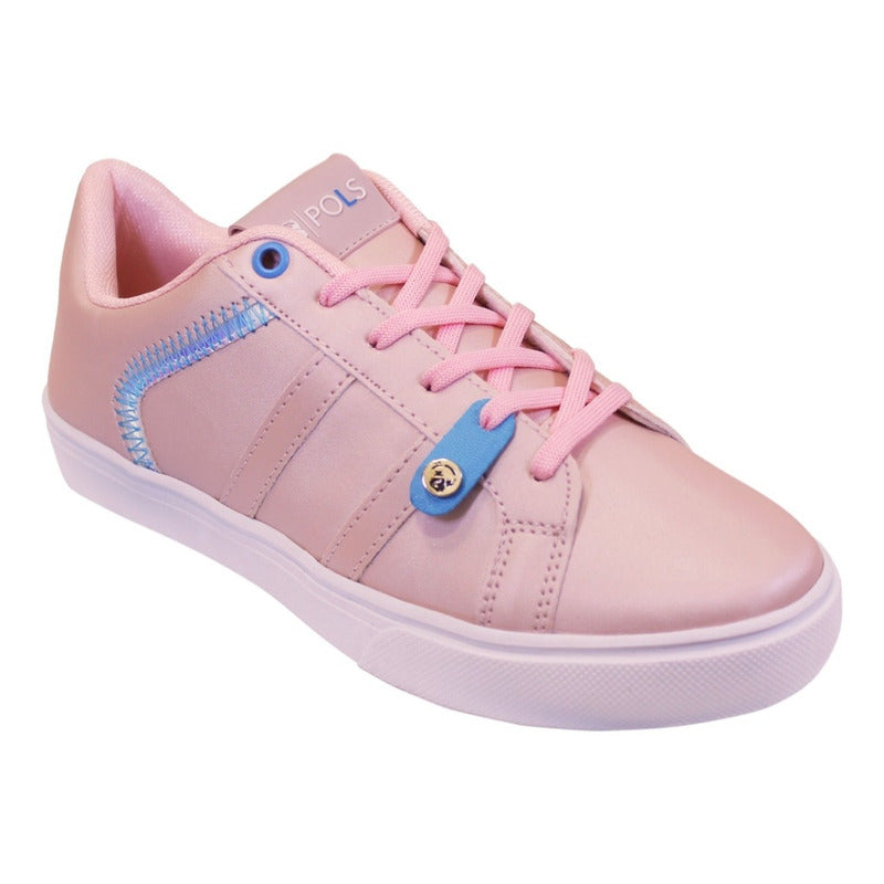 Tenis Mujer Pols Con Agujetas Pol-2016