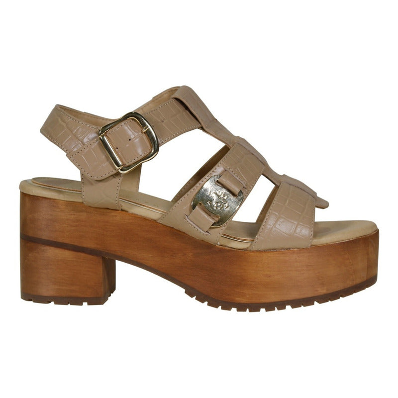 Sandalias Piel Mujer Zuecos Claudio Rocco Cr3008