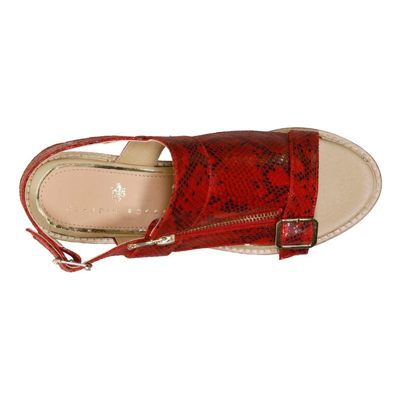 Sandalias Plataforma Mujer Claudio Rocco Cr3007