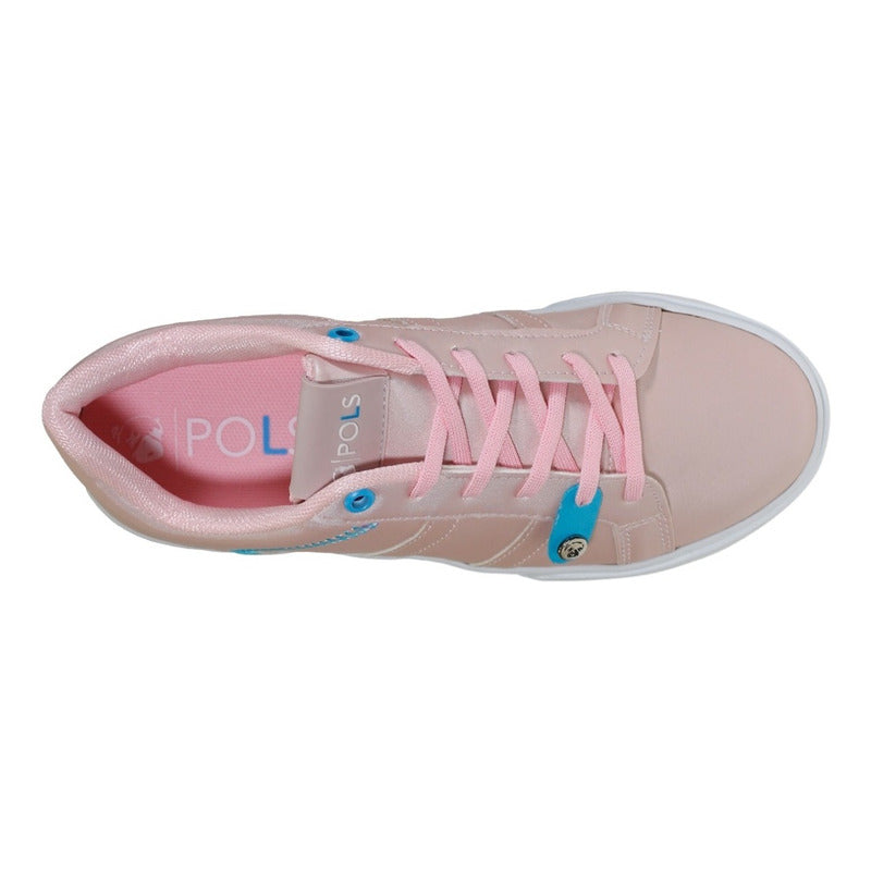 Tenis Mujer Pols Con Agujetas Pol-2016