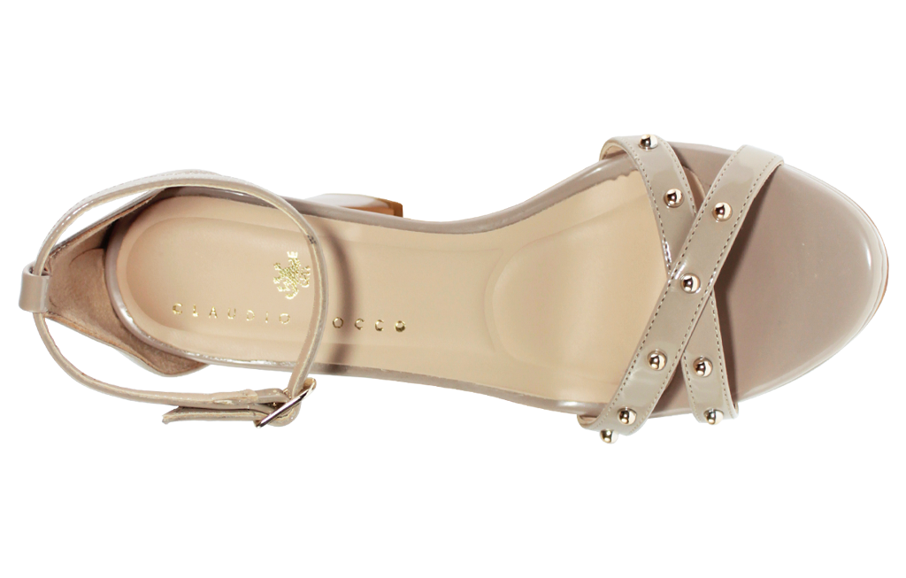 Sandalias Con Tacon Claudio Rocco Cr1112