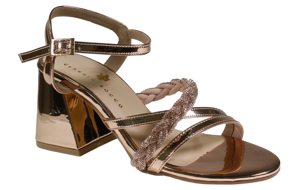 Sandalias Con Tacon Claudio Rocco Cr203
