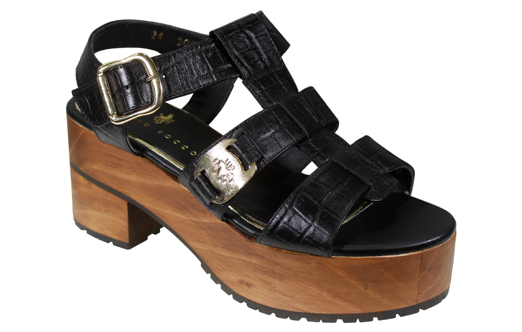 Sandalias Piel Mujer Zuecos Claudio Rocco Cr3008