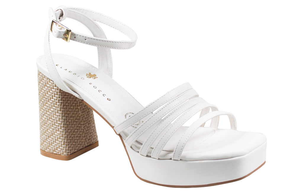 Sandalias Con Tacon Claudio Rocco Cr3753