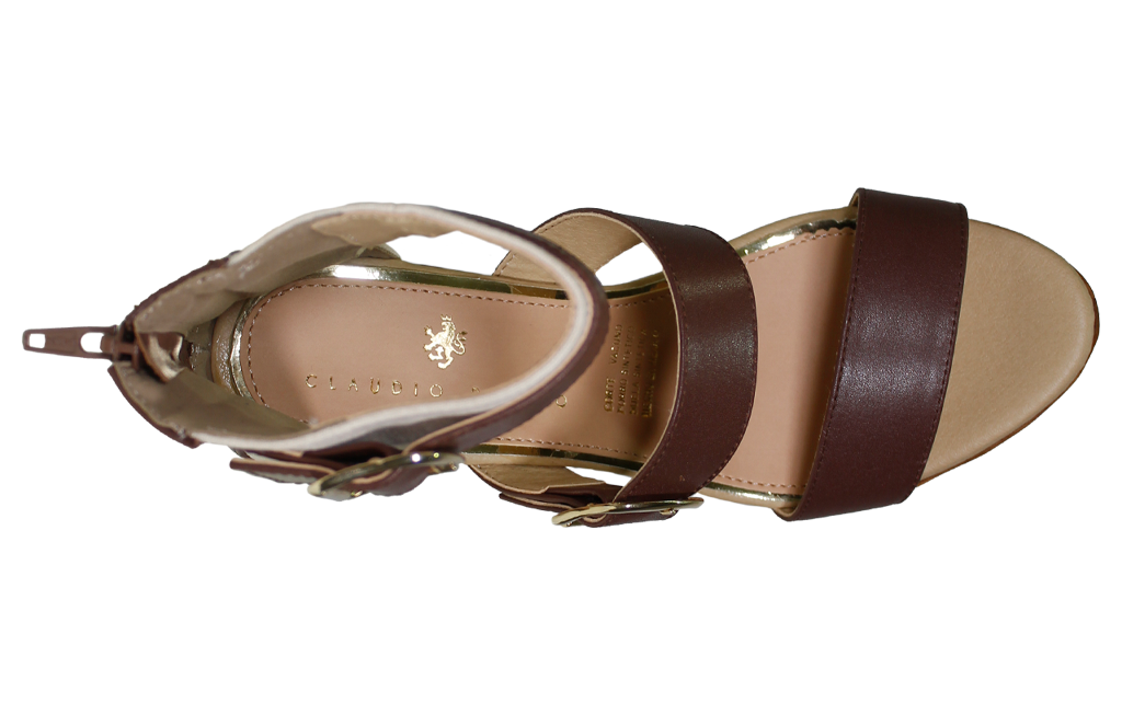 Plataformas Sandalias Mujer  Piel Claudio Rocco Cr4015