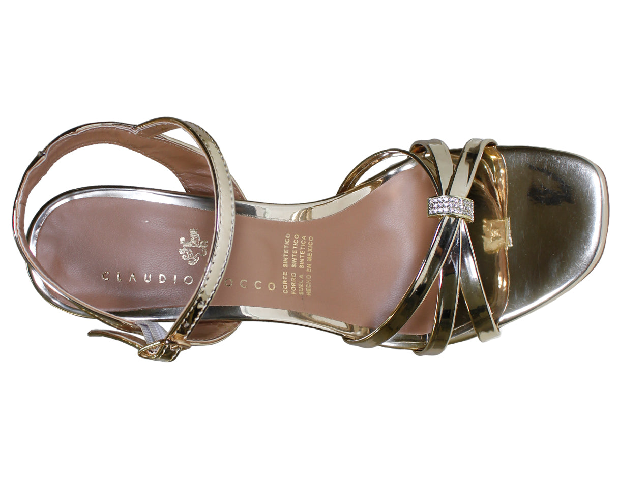 Sandalias Con Tacon  Claudio Rocco Cr9083