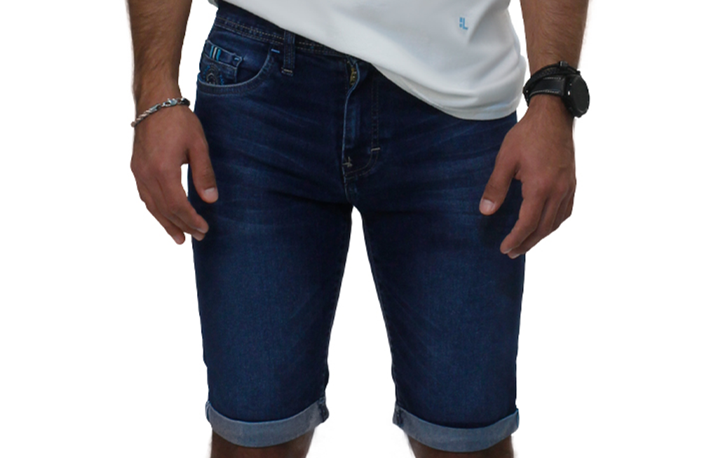 Bermudas Short Jeans Para Hombre Pols Originales Polc-db501s