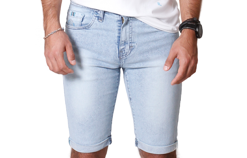 Short Jeans Bermudas Para Hombre Pols Originales Polc-db501b